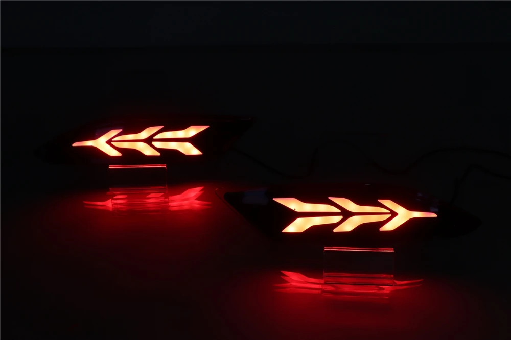 Многофункциональный светодиодный фонарь для Honda hr-v HR-V задний бампер ОТРАЖАТЕЛЬ противотуманная фара стоп-сигнал поворот сигнальная лампа