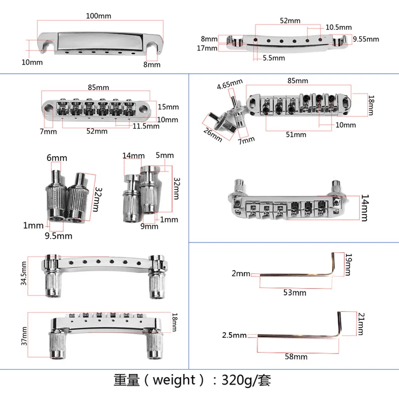 Музыкальный инструмент Интимные аксессуары Электрогитары LP мост|guitar bridge|electric