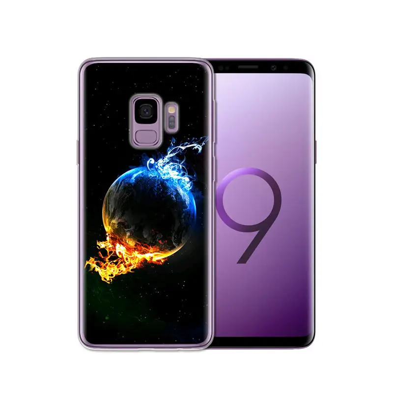 For Samsung Galaxy S6 S7 S8 S9 Edge Plus shell Soft Silicone TPU coque capa Starry sky phone Case Cover etui funda Romantic cool |
