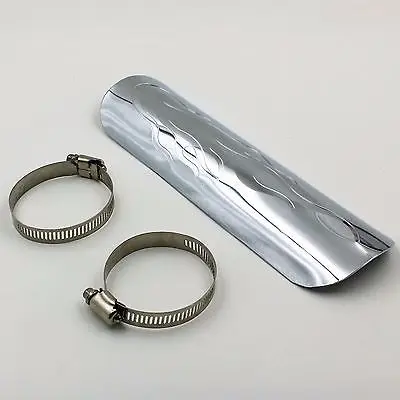 

Exhaust Heat Shield Heel Guard For Harley Honda Suzuki Yamaha Kawasaki Cruiser