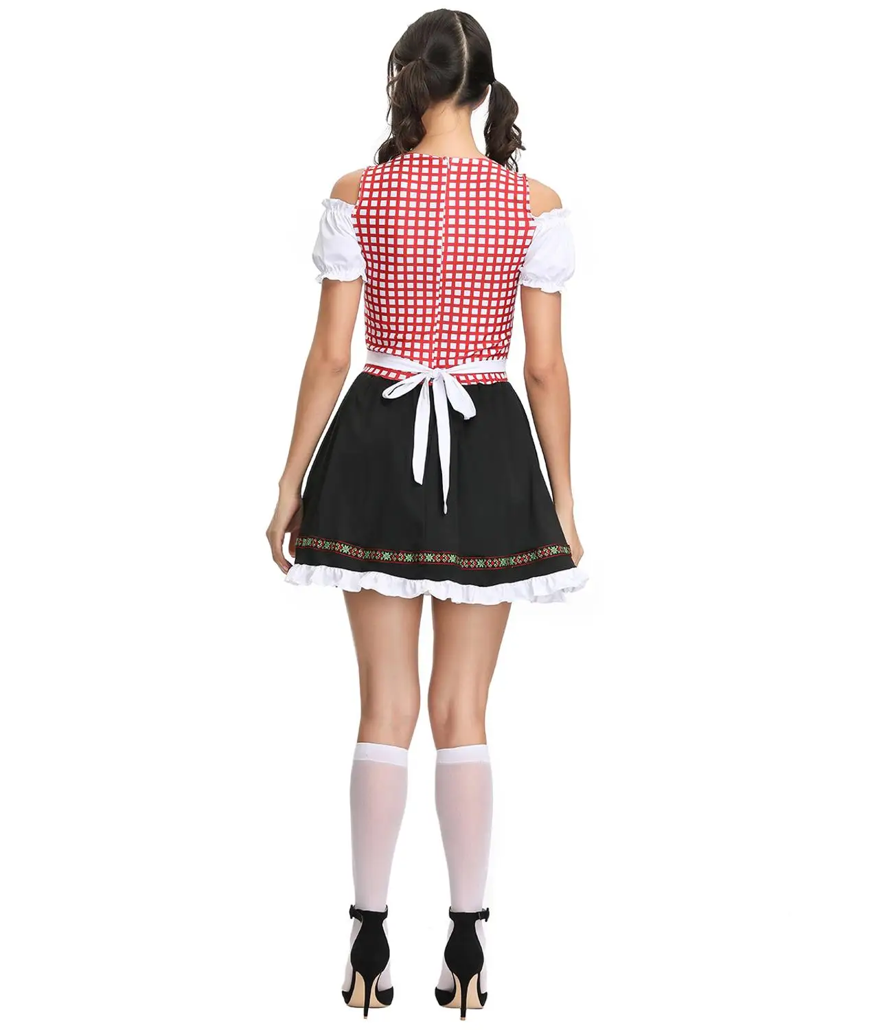 Женский Костюм Dirndl Oktoberfest немецкая девка костюм для девочек девочек|Праздничные