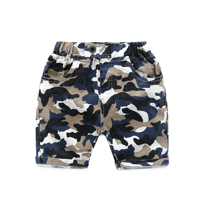 DE PEACH/летние камуфляжные шорты для маленьких мальчиков детские хлопковые пляжные