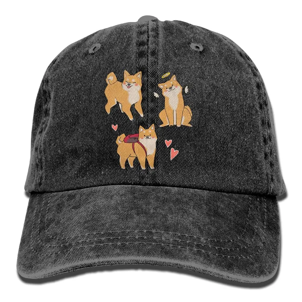 SAMCUSTOM shaba inu 3D креативные джинсовые шляпы с эффектом потертости Осенние Летние