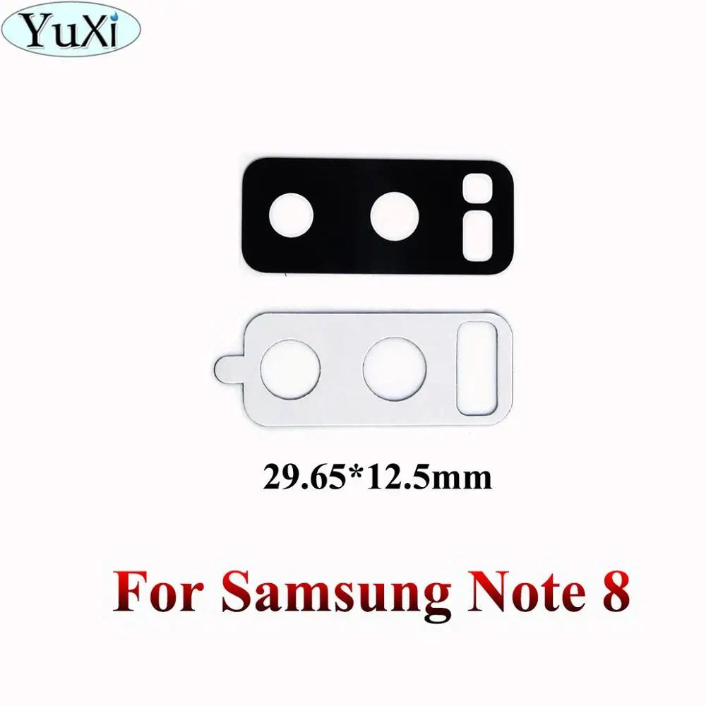 Note 8 Юйси для samsung Galaxy J5 J3 J7 J320 J4 J6 J8 Note 4 5 3 8 задняя Камера Стекло крышка объектива с клеем - Цвет: Note 8
