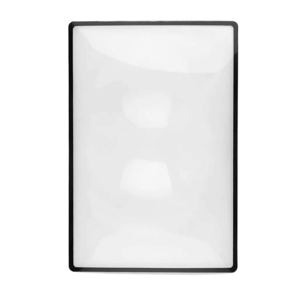 Lupa Magnifier 180X120mm Convinient A5 Flat PVC Sheet X3 Book Page Magnification Magnifying Reading Glass Lens Brand New | Инструменты