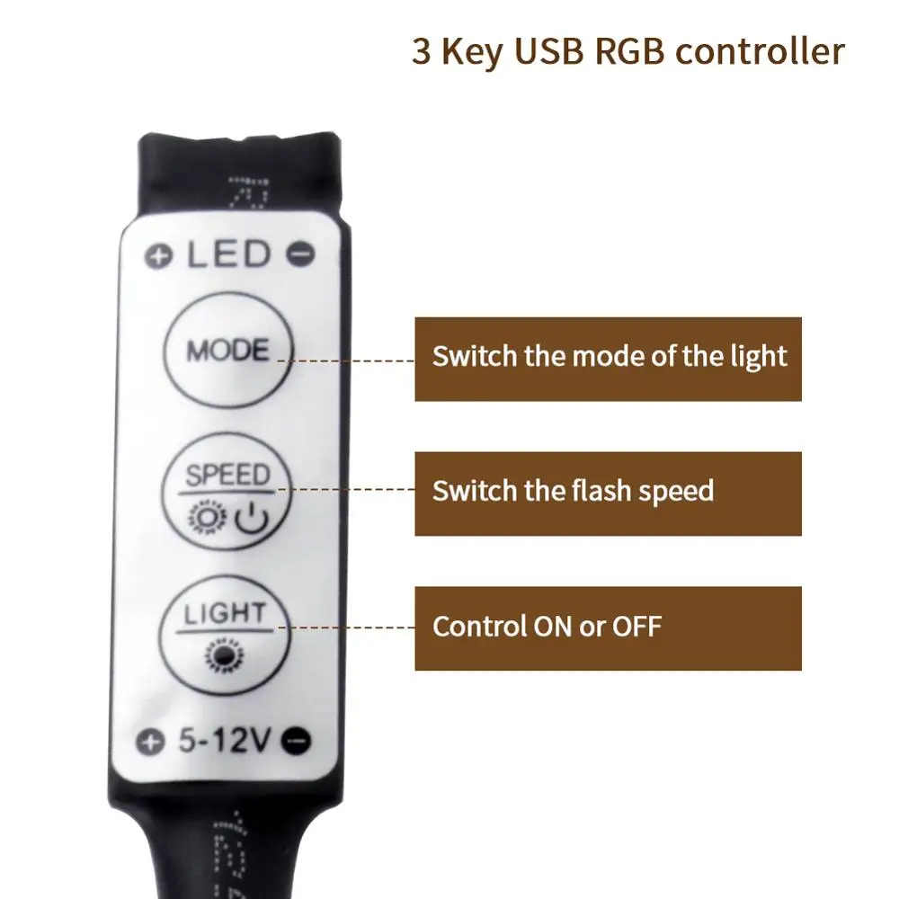 RF беспроводной контроллер 3KEY 17KEY IR 24KEY пульт дистанционного управления для DC 5V USB