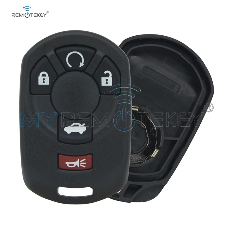 Чехол для смарт ключей Remtekey M3N65981403 5 кнопок 15212382 Cadillac STS 2005 2006 2007 2008 2009 2010 2011|Ключ от