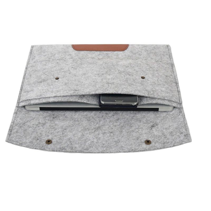 Тонкий чехол из шерстяного войлока для ноутбука Macbook Pro Retina 11 13 15 Xiaomi Air 12 5 3 6
