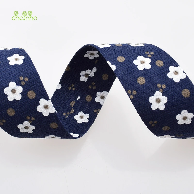 Печатная Цветочная джинсовая ковбойская тканевая лента для самостоятельного