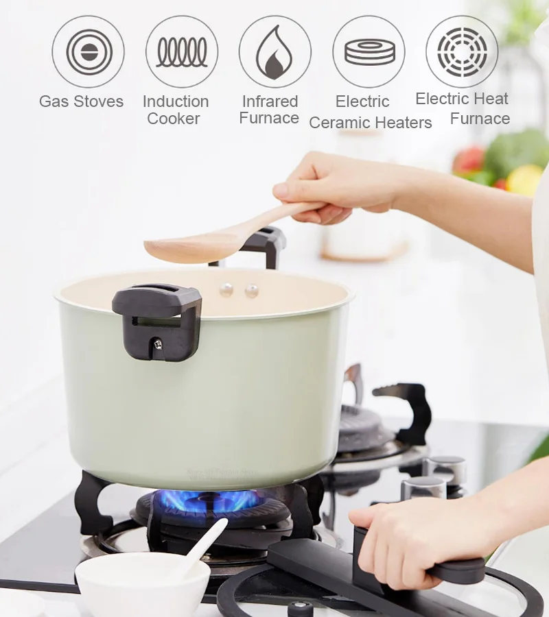 Xiaomi Mijia YWYS керамический антипригарный суп с микро-давлением 3,5 кПа домашний кухонный китайский керамический горшок для приготовления пищи плита с антипригарным покрытием