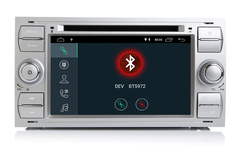 Android 9 0 четырехъядерный автомобильный DVD GPS плеер для FORD FOCUS FIESTA TRANSIT FUSION CONNECT KUGA C-MAX