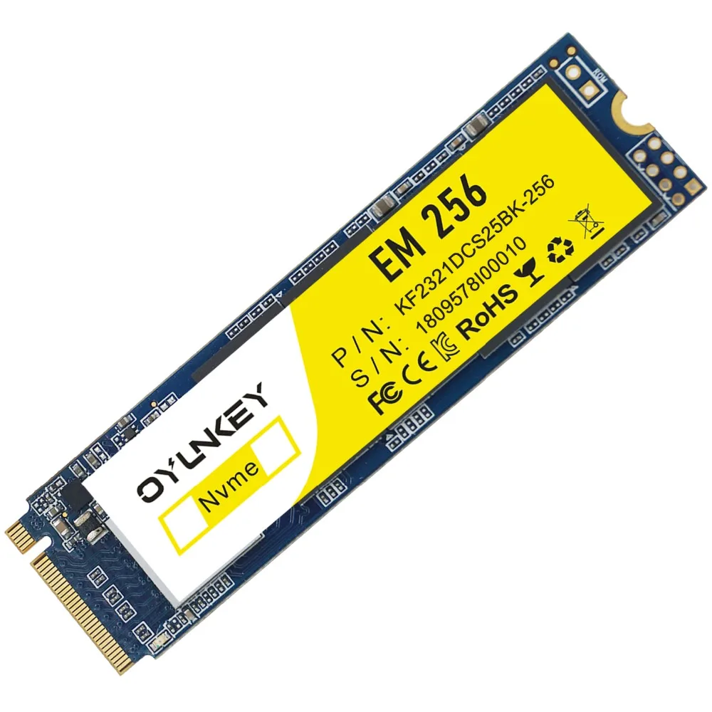 M.2 SSD OYUNKEY 256 ГБ 512 NVME твердотельный накопитель PCIE 2280 жесткий диск 3D NAND PCI Express