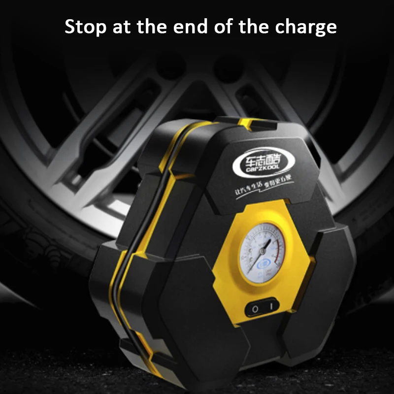 Автомобильный Электрический воздушный компрессор для шин с 19 клавишами