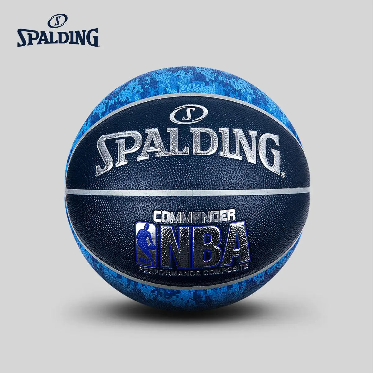 SPALDING оригинальный коммандер цифровой камуфляж синий Крытый Открытый Баскетбол