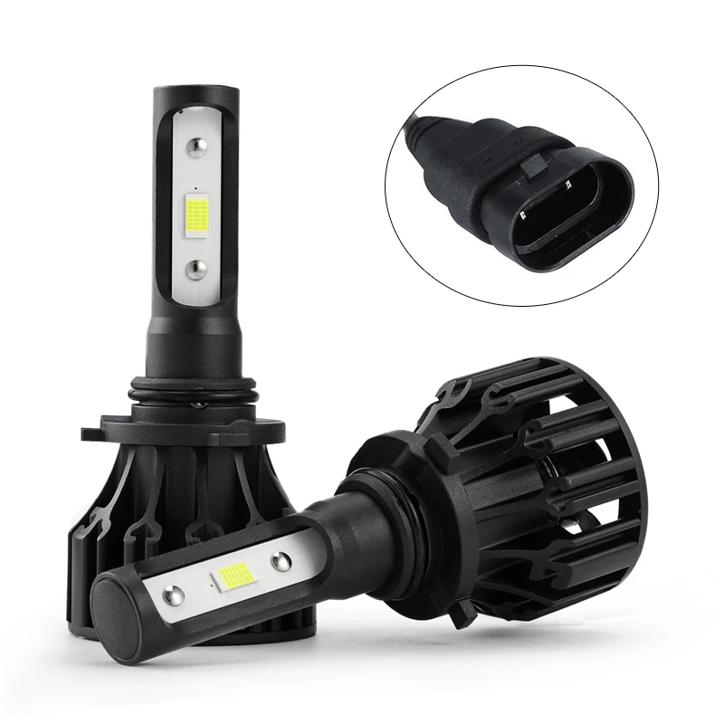 Auxmart T5 Автомобильная фара H7 H1 9006 однолучевой светодиодный Светодиодный Фонарь Авто 72 Вт 8000лм светодиодный налобный фонарь Автомобильный свет для Nissan 350Z TEANA