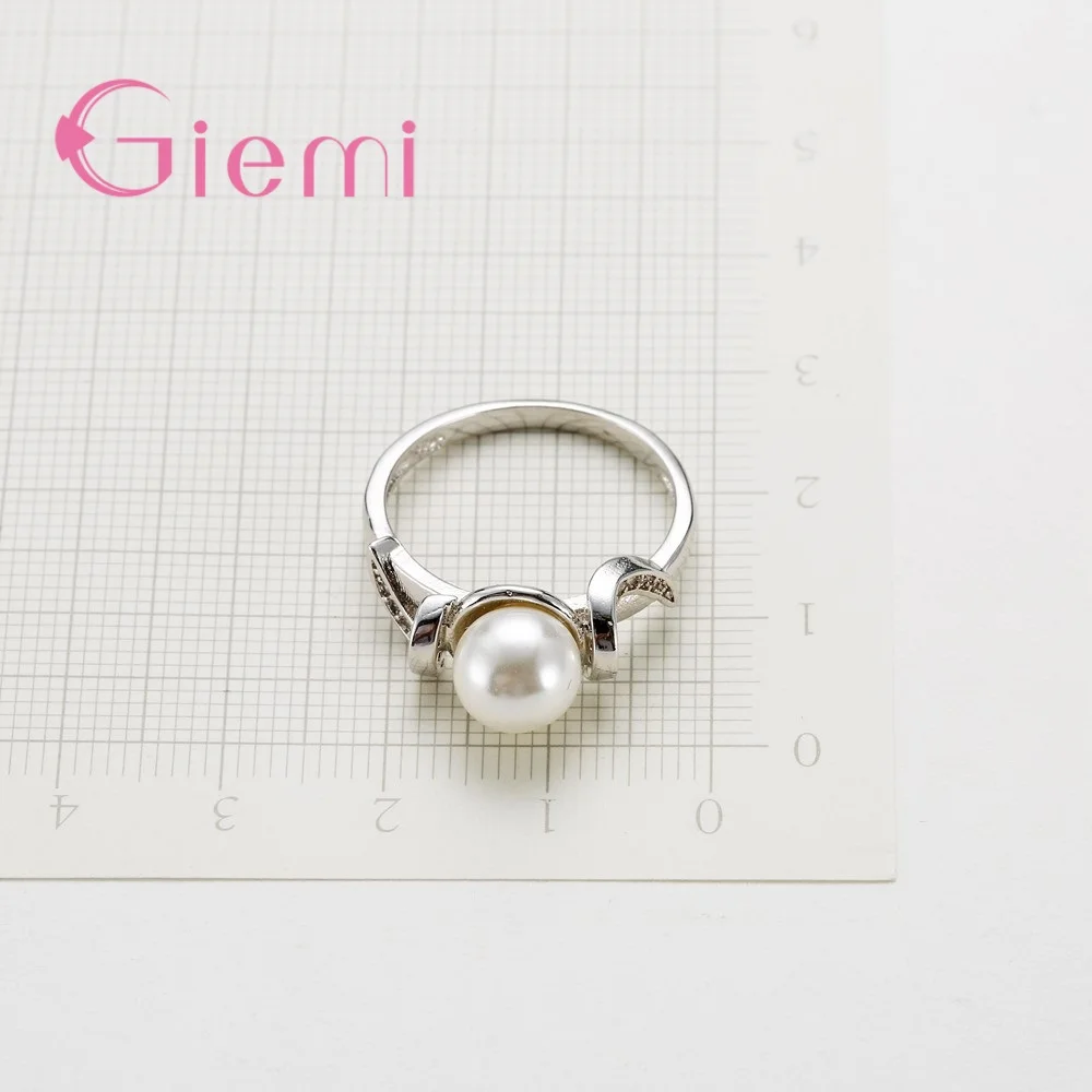 Прямая продажа с фабрики кольцо из стерлингового серебра 925 пробы жемчужинами