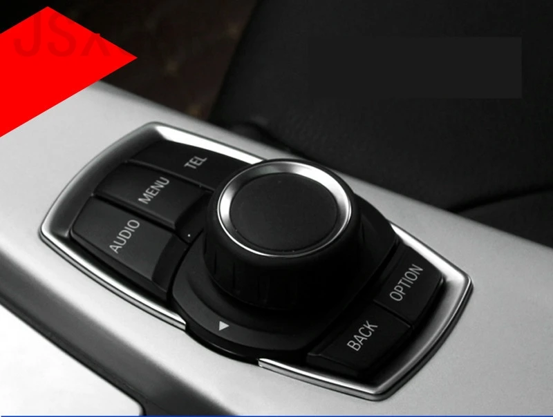 Car Multimedia button trim Button decoration sticker Interior Auto Accessories For BMW 3 series 320i 330i GT F30 F35 | Автомобили и
