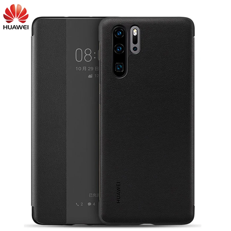 Флип-чехол для Huawei P30 Официальный чехол Pro умный с окошком просмотра роскошный