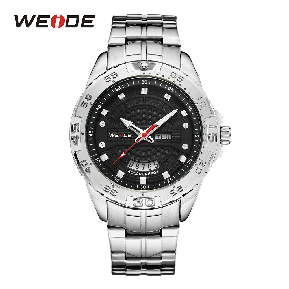 WEIDE Модные мужские спортивные солнечные аналоговые цифровые Дата