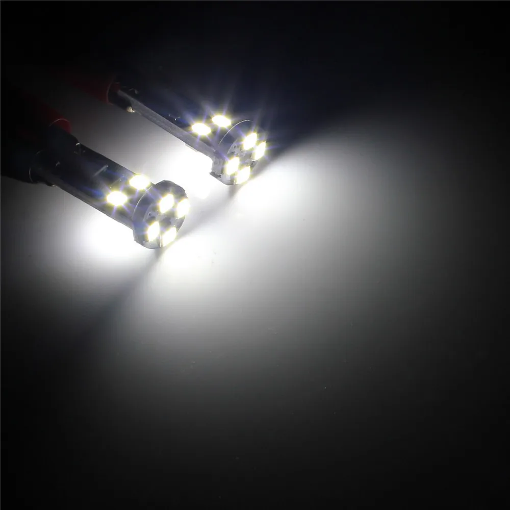 ANGRONG 2x T10 W5W 501 194 168 8 SMD светодиодный лампы внутреннего бокового светильник белый