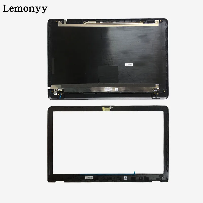 Black A and B Ноутбук для hp 250 G6 255 G6 256 G6 258 G6 TPN-C129 TPN-C130 ЖК задняя крышка/ЖК передняя рамка/петли крышки - Цвет: Black A and B