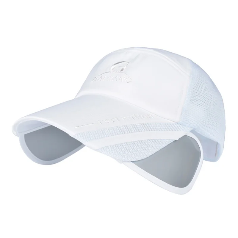 W New Unisex Outdoor Running Hats Summer Flexible Sunshade Sunscreen Sun Hat Fishing caps - Цвет: W