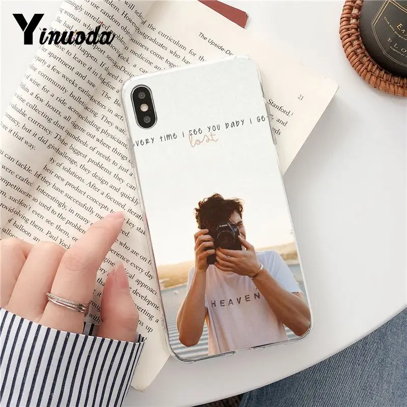 A2 Yinuoda певец Шон Мендес Magcon узор мягкий чехол для телефона из ТПУ по iPhone 6S, 6 plus, 7, 7 plus, 8, 8 Plus, X Xs Макс 5 5S XR - Цвет: A2