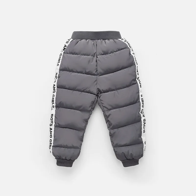 

Children Winter Pants Baby Girls Warm Trousers Boys Long Pants 1-5 Years Kids Down Pants Autumn Thick Pants Windproof Clothes