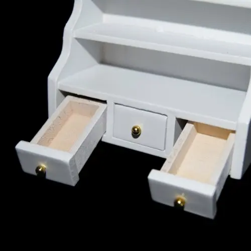 1/12 миниатюрная мебель для кукольного домика шкаф ванной туалетный белый |