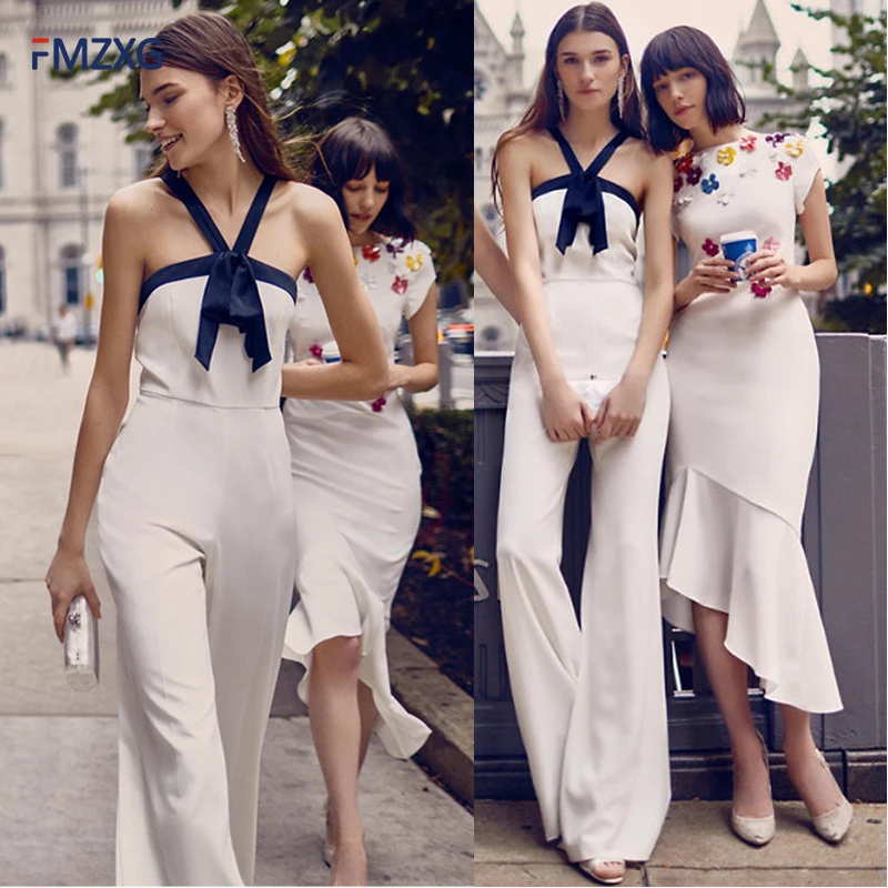 OL Стиль комбинезон Для женщин в целом сексуальная с открытыми плечами Bodycon Туника