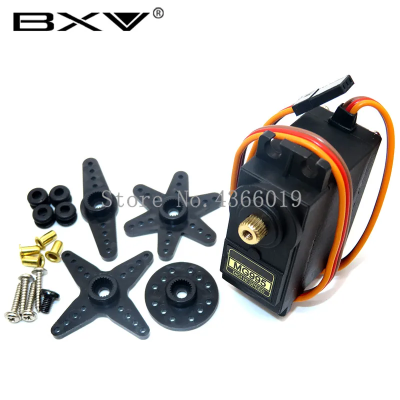 Сервоприводы Digital Metal Gear rc car robot Servo 1 шт./лот MG995 55g|Регуляторы