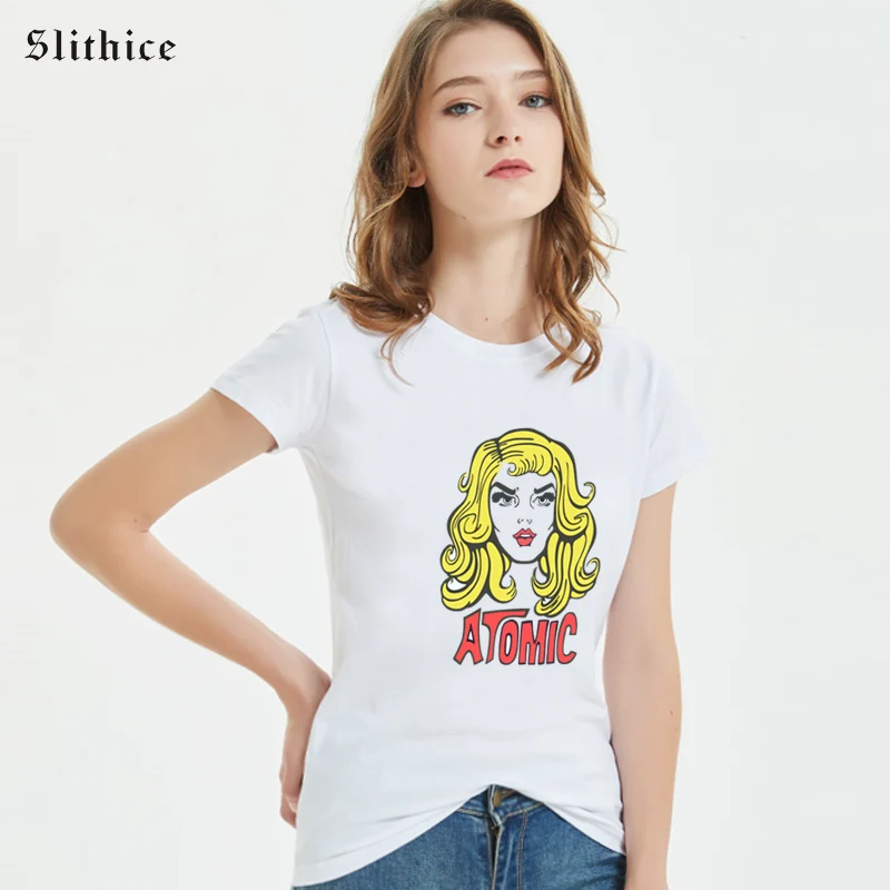 

Slithice Harajuku Tumblr мультяшная женская футболка с принтом Топ с коротким рукавом летние хлопковые футболки для женщин camiseta mujer