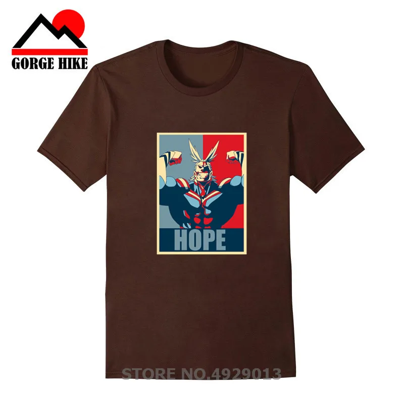 Мужская футболка с мангой All Might Hope Deku японская аниме Boku No Hero Academia|Мужские