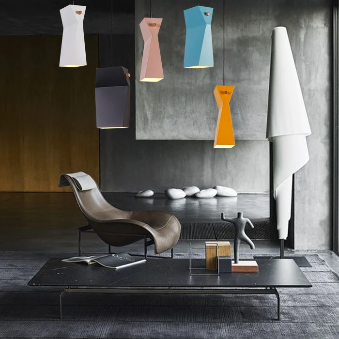 Современные скандинавские подвесные светильники AMBIT Дания цветные Macaron