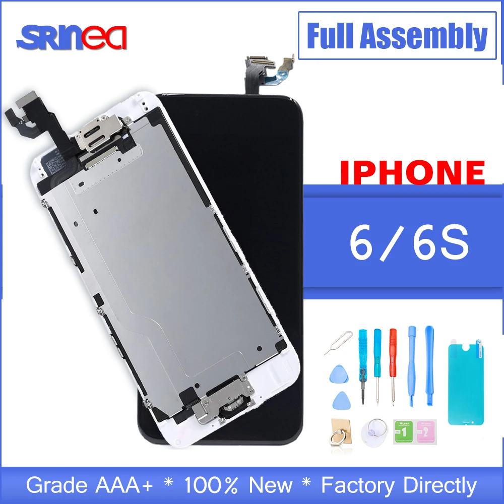 AAA Качество lcd для iPhone 6 s OEM дисплей i Телефон 6s полный комплект сенсорный экран