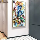Холст Искусство Печать постер, художник Василий Кандинский геометрический абстрактный, настенные картинки для гостиной, домашний декор куадро