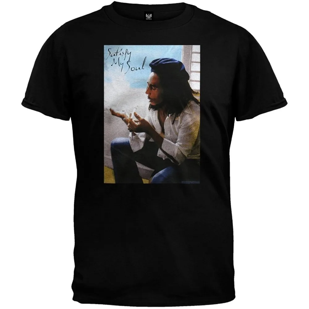 Забавные Рубашки с круглым вырезом и коротким рукавом Bob Marley удовлетворите мою