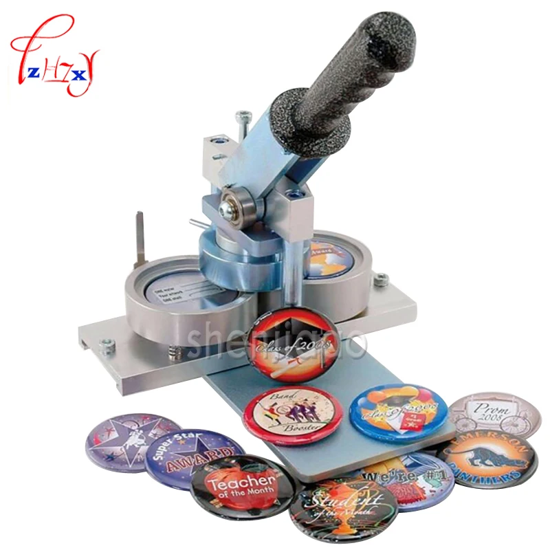 Жесть значок машины (58 мм) Значки из алюминиевого сплава машина для создания