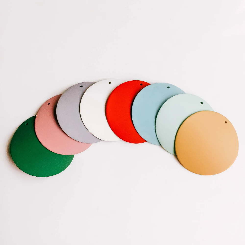 

Multicolors Concave Concave Shape Eardrop Metal Diy Material Pendant Necklace Earring Accessories Charms Jewelry Component 8pcs