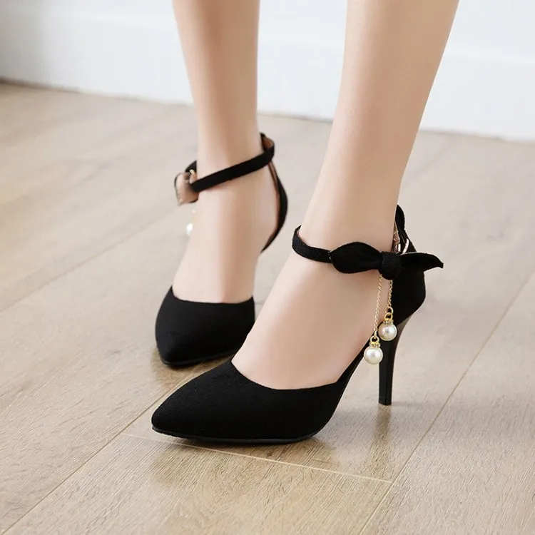 Босоножки на высоком каблуке женская обувь женские летние туфли с узлом-бабочкой