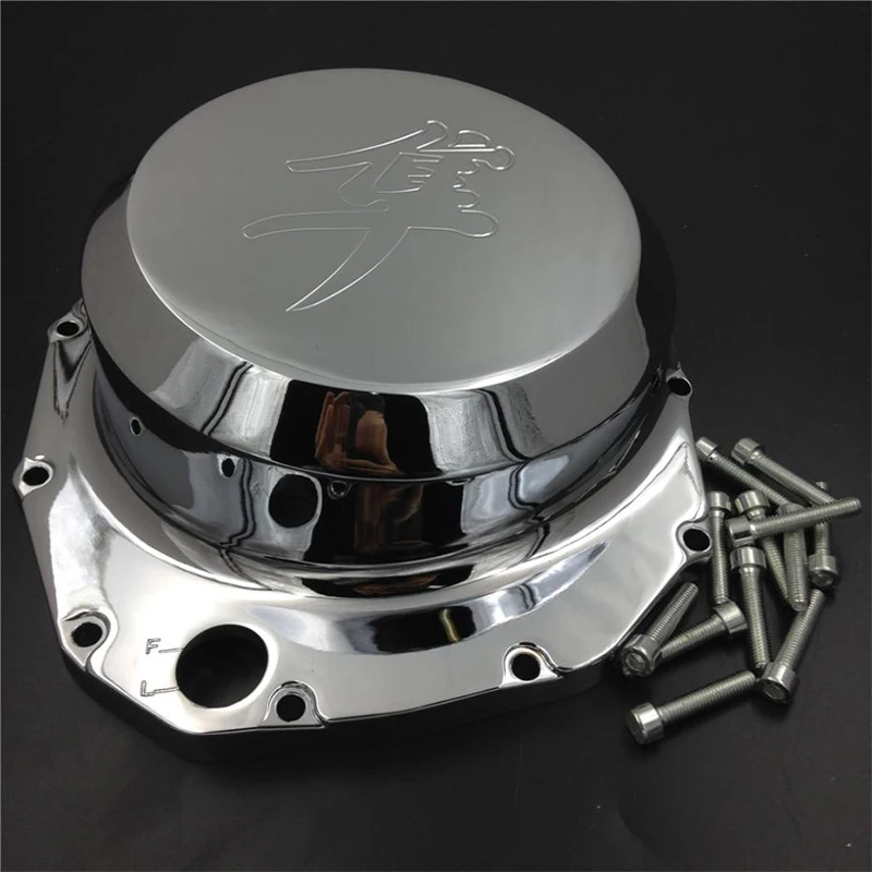 Мотоцикл правая сторона крышка сцепления двигателя для Suzuki Hayabusa GSXR1300 1999-2013 B-king 2008-2009 хром