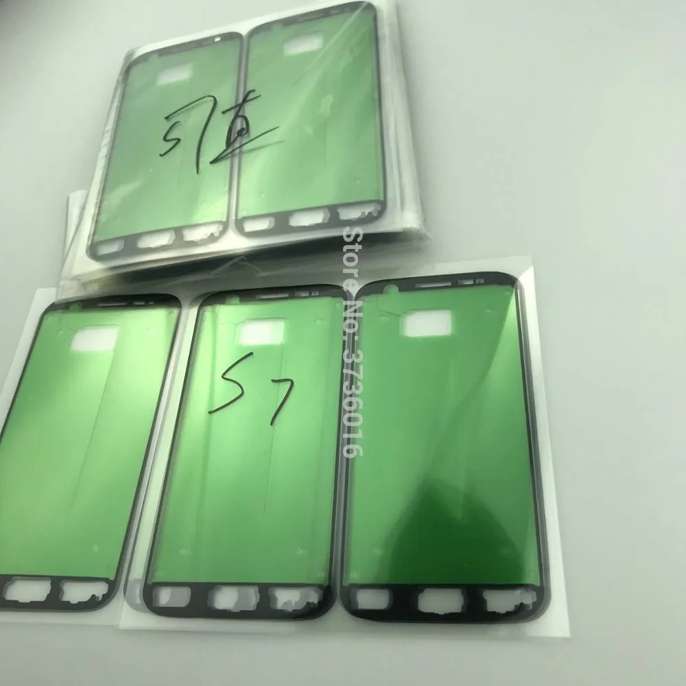 10 шт./пакет оригинального качества запчасти рамки клейкий стикер для samsung Galaxy S7 мобильного телефона ЖК-дисплей средняя рамка Ремонт