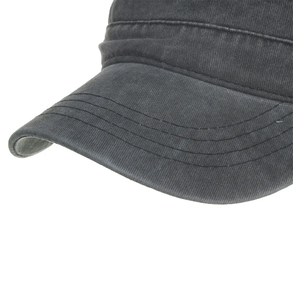 Мужская бейсболка gorra hombre, бейсболка, женская шляпа, летняя, с эффектом потертости, военная Кепка, s Cadet, уникальный дизайн, винтажная Кепка с плоским верхом, 4