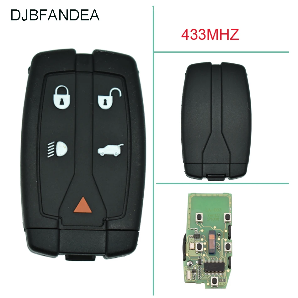 DJBFANDEA Автомобильный Дистанционный смарт-ключ 433 МГц DIY для Land Rover Range Freelander 2 LR2 Sport |