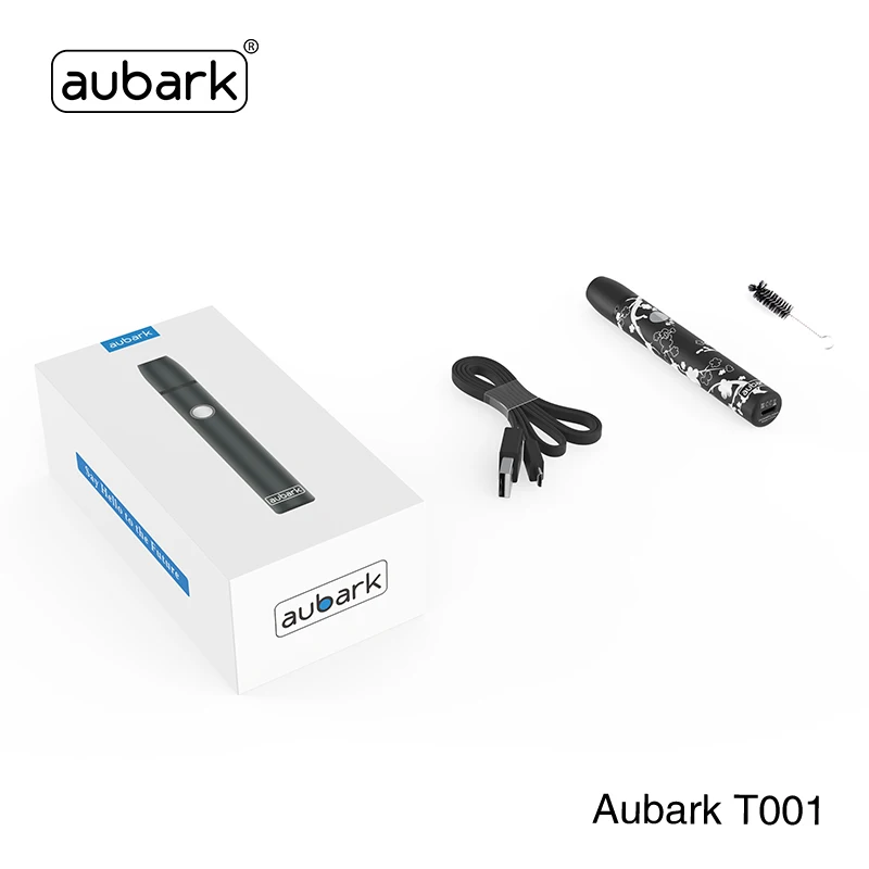 2 шт./лот 100% Aubark T001 1100 мАч тепло не сжигает устройство vape ручка Тепловая