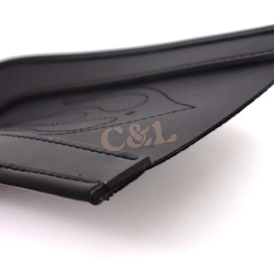 Мотоцикл черное пламя искусственная кожа равнина заднее крыло нагрудник для Harley