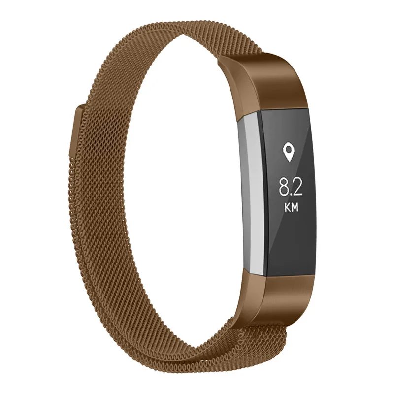 Миланский сетчатый Ремешок Для Fitbit Alta/fitbit Alta HR магнитный замок Браслет замена ремешок Нержавеющая сталь металлический ремешок