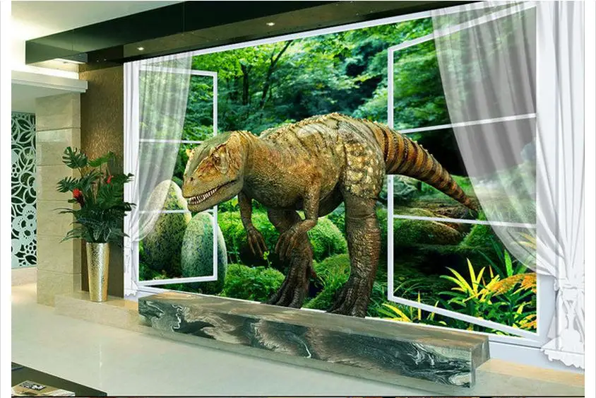 Пользовательские 3d обои Настенные с изображением фрески реалистичные