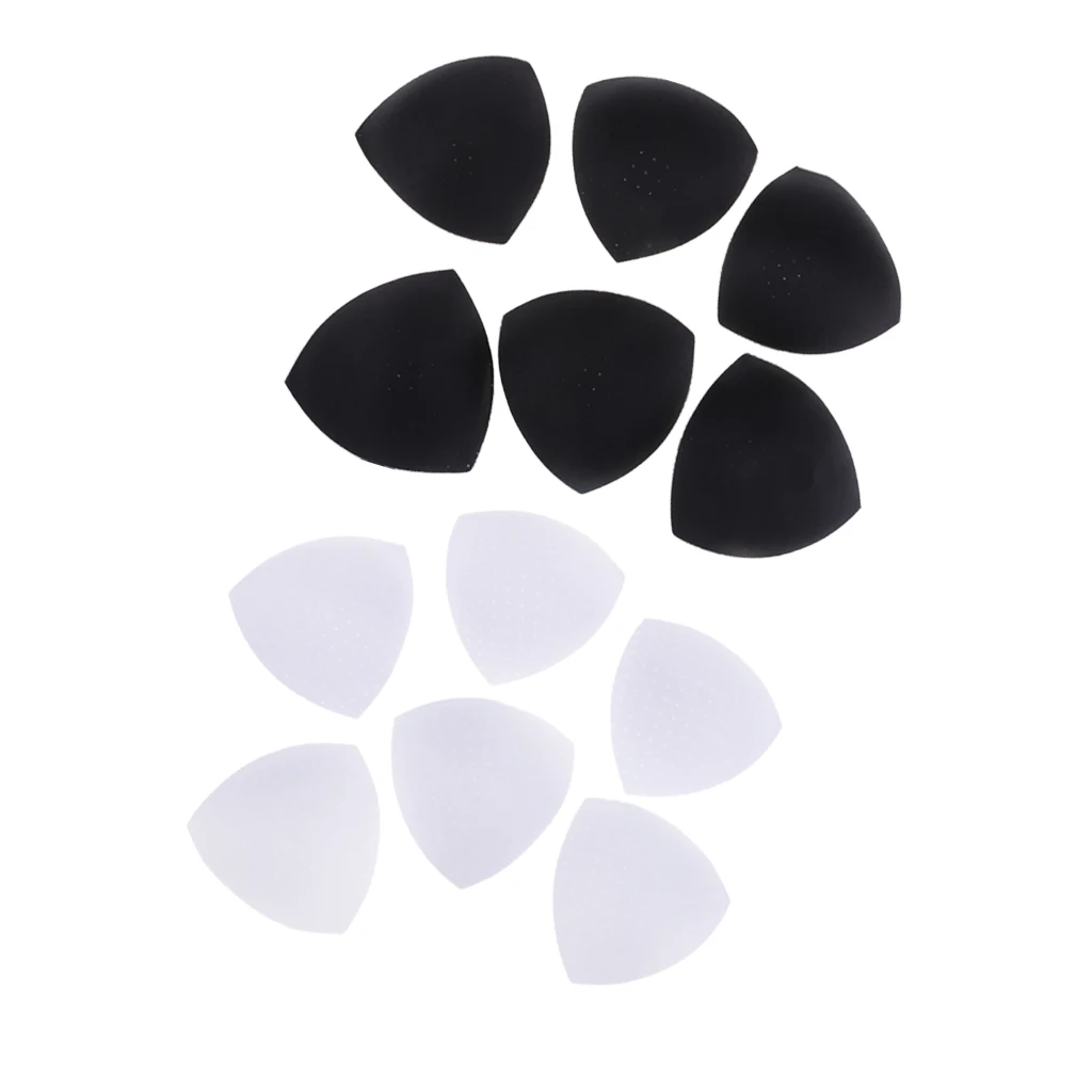 

6 Pairs Foam Bra Pads Triangle Push -Up Insert for Women Bikini Swimsuit Swimwear