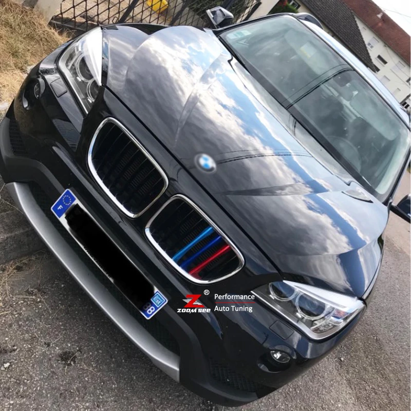 3D M Styling Front Grille Trim motorsport Strips grill Cover Decoration Stickers for 2009-2015 BMW X1 E84 | Автомобили и